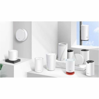 TP-Link Deco BE85 BE22000 Wi-Fi 7 IEEE 802.11be Ethernet Wireless Router - Tri Band - 2.40 GHz ISM Band - 6 GHz UNII Band - 8 x Antenna(8 x Internal) - 2.63 GB/s Wireless Speed - 2 x Network Port - 2 x Broadband Port - USB - 10 Gigabit Ethernet - VPN Supported 7WRLS 