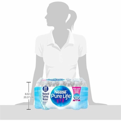 Pure Life - Eau embouteillée - Prête à boire - 500 mL - 35 / Étui BOTTLED WATER 