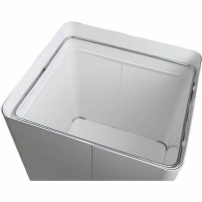 Frost Free Standing Swing Top Waste Receptacle - 79.49 L Capacity - For Industrial, Office - Freestanding, Fire-Safe, Durable, Rounded Edge - 34.6" (879 mm) Height x 13.5" (343 mm) Width x 14.6" (371 mm) Depth - Cold Roll Steel - Epoxy S & LINERS 21 GAL.  FREE STAND ING