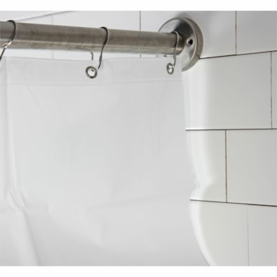 Frost Rideau de douche 48"x78" - 48 po (1219,20 mm) x 78,75 po (2000,25 mm) - Polyethylene Vinyl Acetate (PEVA) Rideau - Blanc cassé - Anti-moisissure ÉPAISSEUR CALIBRE 8  PVC 48 X 78 PO