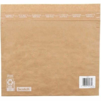 Scotch - Enveloppe postale CR-2-1-20 - Bulle/Expédition - #2 - largeur de 9 po (228,60 mm) x longueur de 10 1/2 po (266,70 mm) - Autoscellant - Brun - Papier - 20 / Carton 266 MM X 228 MM  FORMAT 2 CR-2-1-20   RéCUPéRABLE