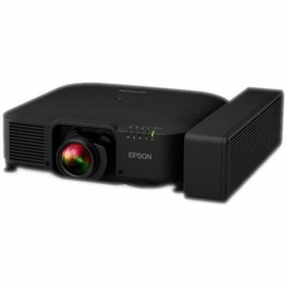 Epson EB-PQ2008B Ultra Short Throw 3LCD Projector - 21:9 - Ceiling Mountable - High Dynamic Range (HDR) - 1920 x 1080 - Front, Rear, Rear Ceiling, Ceiling - 2160p - 20000 Hour Normal Mode - 30000 Hour Economy Mode - Full HD - 5,000,000:1 - 8000 lm - HDMI - USB - Network (RJ-45) - Large Venue - 3 Yea jector  Black 