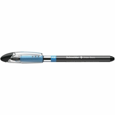 Slider Slider Basic Ballpoint Pen - 1.4 mm (0.06") Extra Broad Pen Point - Black, Red, Blue, Green, Light Blue, Violet, Orange, Pink Ink - Transparent Barrel - Stainless Steel Tip - 8 / Pack LINE WIDTH XB WALLET 8 UNIT ASSORTED COLOURS