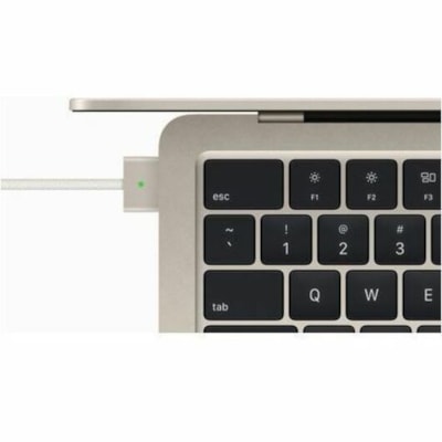 Apple MacBook Air MRXU3LL/A 13.6" Notebook - Apple M3 - 8 GB - 512 GB SSD - English (US) Keyboard - Starlight - Apple M3 Chip - 2560 x 1664 - macOS Sonoma - Apple - True Tone Technology, In-plane Switching (IPS) Technology, Liquid Retina Display - Front Camera/Webcam - 18 Hours Battery Run Time - IE le M3 chip with 8-core CPU and  10-core GPU  8GB  5