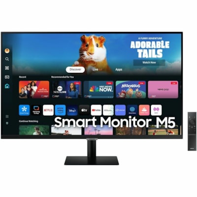 Samsung S32DM500EN 32" Class Full HD Smart LCD Monitor - 16:9 - Black - 32" Viewable - Vertical Alignment (VA) - 1920 x 1080 - 1 Billion Colors - 250 cd/m² - 4 ms - 60 Hz Refresh Rate - Speakers - HDMI - USB Hub   BLACK 
