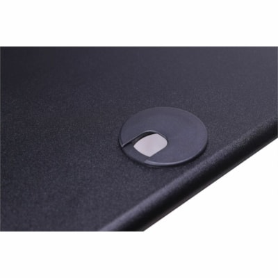 Élévateur de bureau multiusage Hauteur réglable Rocelco - 45 lb (20411,66 g) Capacité de charge - 20 po (508 mm) Hauteur x 46 po (1168,40 mm) Largeur - Bureau - Mate - Panneau de fibres à densité moyenne (MDF), Acier - Noir - Pour Ordinateur, Moniteur, Ordinateur Por table Desk Riser W-4AC-2USB Ou tlets