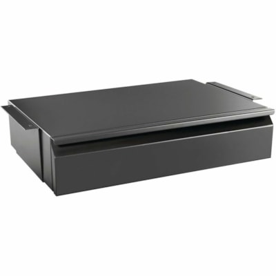 Heartwood Metal Storage Drawer - 11 lb (4989.52 g) Load Capacity - Glide, Storage Area - Steel, Metal - Black COMPATABLE W/ SELECT CALYPSO BLACK