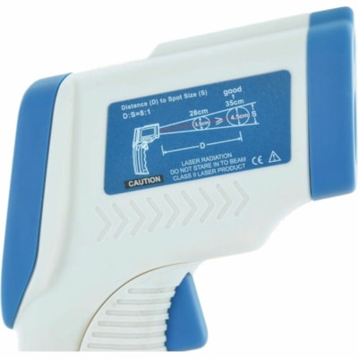 BIOS Professional - Thermomètre à infrarouge - 58 °F (-50 °C) à 536 °F (280 °C) - Infrarouge, Arrêt automatique, Grand écran, Pointeur laser - Pour Alimentaire, Surface PRéCISION:   2% OU 2 ° C -50 TO 280°C / -58 TO 716°F