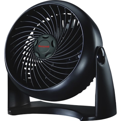 Honeywell Turbo Force HT900C Portable Fan - 3 Blades - 177.8 mm (7") Fan Diameter - 3 Speed - Pivoting Head, Air Circulation, Quiet, Energy Efficient, Carrying Handle, 90° Swing - 10.90" (276.86 mm) Height x 10.90" (276.86 mm) Width x 6.30" (160.02 mm) Depth - Black AIR CIRCULATOR TECH FORCE POWER