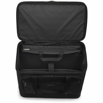 bugatti Core Carrying Case for 17" to 17.3" Notebook - Black - Polyester, Vegan Leather, 1680D Polyester Body - Telescoping Handle - 17.25" (438.15 mm) Height x 18.25" (463.55 mm) Width x 11" (279.40 mm) Depth - Unisex NYLON ON WHEELS 