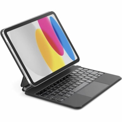 Belkin Connect Keyboard/Cover Case for 10.9" Apple iPad (10th Generation) Tablet - Anti-slip, Scratch Resistant - Faux Leather Exterior Material - 0.68" (17.20 mm) Height x 7.59" (192.80 mm) Width x 9.94" (252.60 mm) Depth NC IPAD 10TH GEN (FLOATING VER SION)