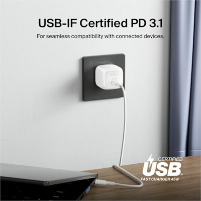 Belkin - BoostCharge - 45 W - Blanc  WITH PPS  WHT 