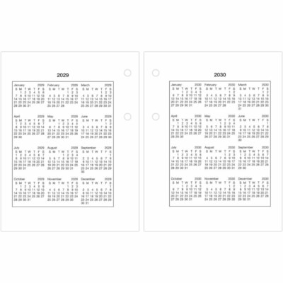At-A-Glance 2026 Daily Desk Calendar Refill 2-Pages/Day - 3-3/4" H x 3" W - English - Daily - 12 Month - January 2026 to December 2026 - 1 Day Double Page Layout - 3" (76.20 mm) x 3 3/4" (95.25 mm) Sheet Size - Desk - Red - Paper - Event Planning Sheet, Task List, Appointment Schedule, Reference Mon RECYCLED AT-A GLANCE FITS BASE E19  30% PCW