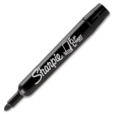 Sharpie - Marqueurs Flip Chart - Ogive Pointe de marqueur - Ink Variées - Encre à base d'eau - Barrel Variées - 4 / Ensemble 4/EMB  NOIR/ROUGE/BLEU/VERT 