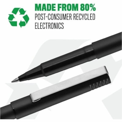 uniball(tm) - Stylos à bille roulante Roller(tm) - 0,7 mm (0,03 po) Fine Pointe de stylo - Ink Noir - Barrel Noir Acier inoxydable - 1 chaque STD 0 7MM CORPS & CAPUCHON PLASTIQUE NOIR JETABLE SANFORD
