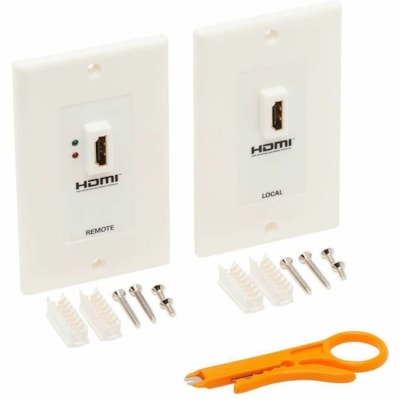 Tripp Lite series Plaque avant P167-000 - Fixation murale  cat6 unitÃ© d'extension mur p laque trousse