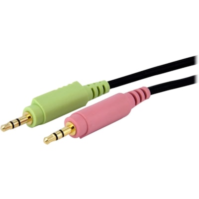 StarTech.com 6 ft 4-in-1 USB DVI KVM Switch Cable with Audio - Connect high resolution DVI video, USB, and audio all in one cable VM cable integrates dual link DVI video quality wi