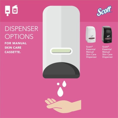 Scott Foam Skin Cleanser w/Moisturizers - Floral Scent - 1.06 quart (1000 mL) - Hands-free Dispenser - Kill Germs - Office, Healthcare - Moisturizing - Pink - 1 Each WITH MOISTURIZERS  1L  6/CTN 