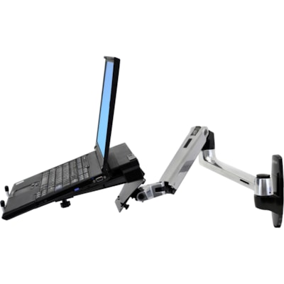 Ergotron Mounting Arm for LCD Monitor, Monitor, TV - Polished Aluminum - 34" Screen Support - 24.91 lb (11300 g) Load Capacity - 100 x 100, 75 x 75 - VESA Mount Compatible - Aluminum  space and discover your most productive self  tha