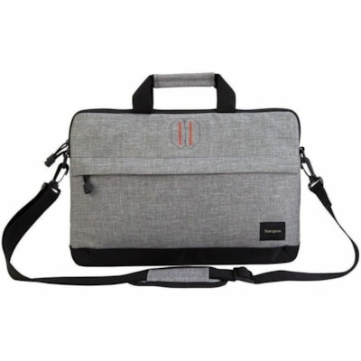 Targus Strata TSS63204US Carrying Case (Sleeve) for 15.6" Notebook - Pewter - Damage Resistant Interior - Polyester Body - Shoulder Strap, Handle - 14" (355.60 mm) Height x 2" (50.80 mm) Width SLIPCASE 