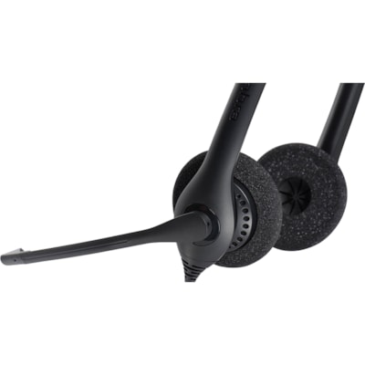 Jabra - BIZ - Casque 1500 - Stéréo - Déconnexion rapide - Filaire - 150 Ohm - 20 Hz à 4,50 kHz - Sur tête - Binaural - Supra-aural - 3,1 pi (0,95 m) Câble - Antibruit - Noir anceling microphone - Headset - Wired - On-Ear - Q