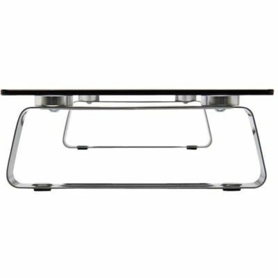 Tripp Lite series Universal Glass-Top Monitor Riser - 40 lb (18143.69 g) Load Capacity - 3.15" (80.01 mm) Height x 22" (558.80 mm) Width x 8.27" (210.06 mm) Depth - Desktop - Tempered Glass, Brushed Aluminum  ACCS 