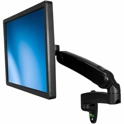 StarTech.com Single Wall Mount Monitor Arm, Gas-Spring, Full Motion Articulating, For VESA Mount Monitors up to 34" (19.8lb/9kg) - Wall mount a monitor to save space; One-touch height adjustment - Single-Monitor Arm - Mount a VESA (75x75, 100x100) compatible display up to 34" w/ a max weight of 19.9  STND 
