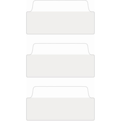 Avery® - Intercalaire 74776 - 24 Onglet(s) - hauteur de l'onglet 1,50 po (38,10 mm) x largeur de l'onglet 3 po (76,20 mm) - Tab clair Film, Blanc Papier - 24 / emballage PK/24  2 SIDED WRITABLE FILING 