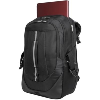 Targus Voyager TSB953GL Carrying Case Rugged (Backpack) for 17" (431.80 mm) to 17.3" (439.42 mm) Notebook - Black - Shock Absorbing - Nylon Body - Shoulder Strap, Trolley Strap, Waist Strap - 21.26" (540 mm) Height x 12.98" (329.69 mm) Width x 6.30" (160.02 mm) Depth - 7.40 gal (28000 mL) Volume Cap I - BLK 