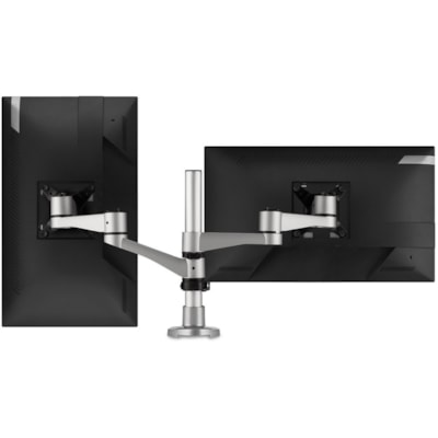 ViewSonic Spring-Loaded Dual Monitor Mounting Arm for Two Monitors up to 27" Each - 2 Display(s) Supported - 27" Screen Support - 30.86 lb (13997.86 g) Load Capacity - 75 x 75, 100 x 100 - VESA Mount Compatible onitor Mounting Arm  Full adju stability provides f