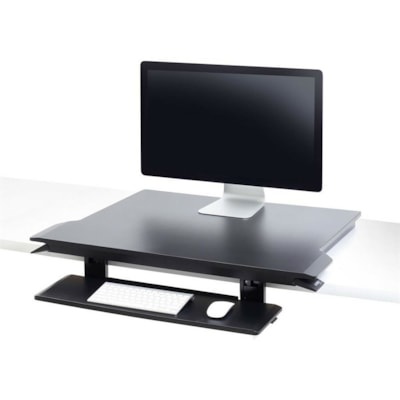Ergotron WorkFit-TX Standing Desk Converter - Up to 30" Screen Support - 40 lb (18143.69 g) Load Capacity - 20" (508 mm) Height - Desktop - Black ESK CONVERTER  BLACK. 