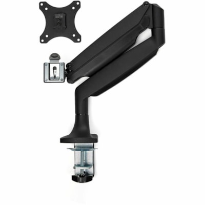 StarTech.com Desk Mount Monitor Arm, Heavy Duty Ergonomic VESA Monitor Arm Single 34" (19.8lb/9kg) Display, Articulating, C-Clamp/Grommet - VESA 75x75/100x100mm heavy-duty desk mount monitor arm for a single 32in (16:9) or 43in (32:9/ultrawide) display up to 9kg - Full motion ergonomic articulating  y desk mount monitor arm for a  single 32in (16:9)