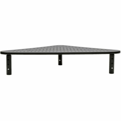 Tripp Lite series Monitor Riser for Desk, 12 x 20 in. - Height Adjustable, Corner, Metal, Black - 44.09 lb (20000 g) Load Capacity - 11.61" (295 mm) Height x 11.61" (295 mm) Width x 19.69" (500 mm) Depth - Desktop, Tabletop, Countertop - Metal - Black  NSTND 