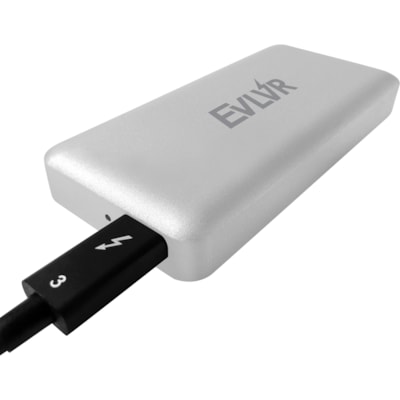 Patriot Memory EVLVR 1 TB Portable Solid State Drive - External - PCI Express (PCI Express 3.0 x2) - Silver - Thunderbolt 3 - 1600 MB/s Maximum Read Transfer Rate - 2 Year Warranty - Retail 1TB TYPE-C SSD 