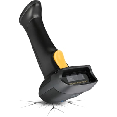 Adesso NUSCAN 2500TB Bluetooth Spill Resistant Antimicrobial 2D Barcode Scanner - Wireless Connectivity - 12" (304.80 mm) Scan Distance - 1D, 2D - CMOS - Bluetooth - USB - Black - USB - Logistics, Warehouse, Library, Healthcare, Retail ld 2D Barcode Scanner 