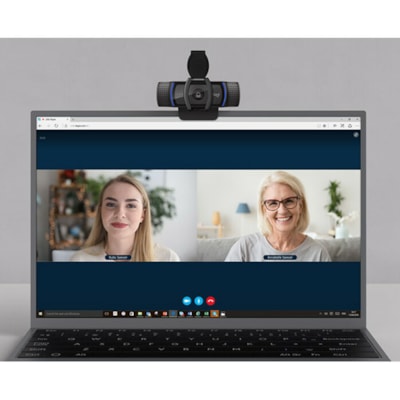 Logitech C920S Webcam - 2.1 Megapixel - 30 fps - USB 3.1 - 1 Each - 1920 x 1080 Video - Auto-focus - 78° Angle - 1.2x Digital Zoom - Microphone - For Notebook, Monitor  