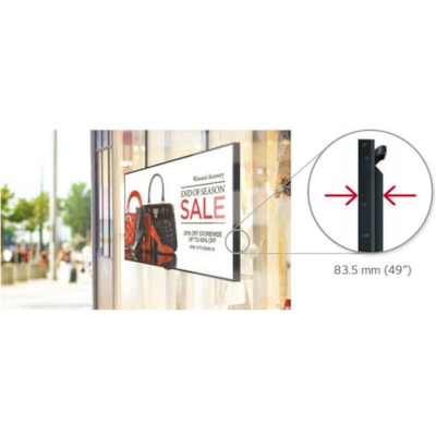 LG 75XS2E-B Digital Signage Display - 75" (1905 mm) LCD - 8 GB - 3840 x 2160 - LED - 2500 cd/m² - 2160p - HDMI - USB - DVI - SerialEthernet - webOS 3.0 - Black  MNTR 