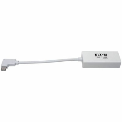 Tripp Lite series Gigabit Ethernet Card - Thunderbolt 3 - 1 Port(s) - 1 - Twisted Pair - 10/100/1000Base-T - Portable abit Network Adapter with Righ t Angle USB-C  Thund