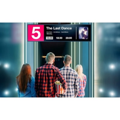 NEC Display 42" Stretch Signage Display - 42" (1066.80 mm) LCD - 1920 x 480 - Edge LED - 700 cd/m² - 480p - DVI - SerialEthernet - Black  MNTR 