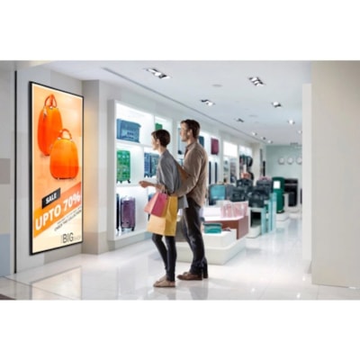 Samsung QET Series 50" QE50T - Direct-Lit 4K Crystal UHD LED Display for Business - 50" (1270 mm) LCD Cortex A72 1.70 GHz - 2 GB - 3840 x 2160 - Direct LED - 300 cd/m² - 2160p - HDMI - USB - Serial - Wireless LAN - Ethernet ay 