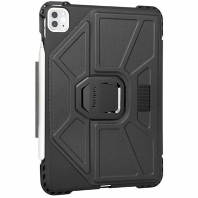 Targus Pro-Tek THZ866GL Rugged Carrying Case (Folio) for 10.9" to 11" Apple iPad Air (4th Generation), iPad Air (5th Generation), iPad Pro, iPad Pro (2nd Generation), iPad Pro (3rd Generation), iPad Pro (4th Generation), iPad Air 11 (2024), iPad Air 11 (2025) Tablet - Black - Drop Resistant, Impact   Air 10.9 (4th Gen)  iPad Pro 11 (2nd/1st Gen)