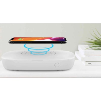 Chargeur à induction Manhattan - Input connectors : USB rtified Wireless Charging Pad  White