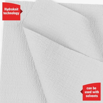 Wypall - Chiffon de nettoyage General Clean X60 - largeur de 9,80 po (248,92 mm) x longueur de 12,20 po (309,88 mm) - 130 Feuilles/Rouleau - 1560 Feuilles - Blanc - 12 / Carton  RL.  PETIT  130 CT  9-4/5'' X  13-2/5''  BLNC