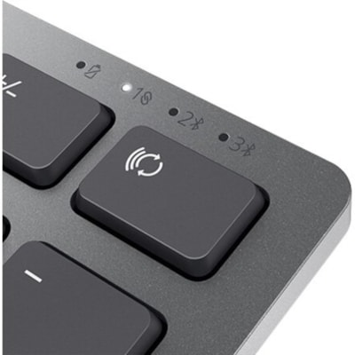 Dell Premier Multi-Device Wireless Keyboard And Mouse KM7321W - USB Wireless Bluetooth/RF - Titan Gray - USB Wireless Bluetooth/RF Mouse - Optical - 4000 dpi - Scroll Wheel - Titan Gray - Multimedia Hot Key(s) - AAA, AA - Compatible with Windows, Linux, ChromeOS, Android, Mac OS, PC  WRLS 