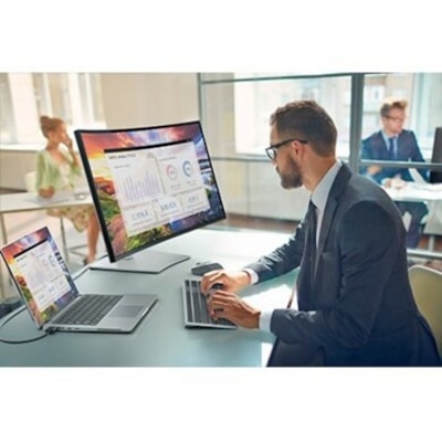 Dell Premier KM7321W Keyboard & Mouse - USB Scissors Wireless Bluetooth/RF 5.0 2.40 GHz Keyboard - Titan Gray - USB Wireless Bluetooth/RF Mouse - Optical - 1600 dpi - Titan Gray - Volume Control, Mute Hot Key(s) - AA  WRLS 