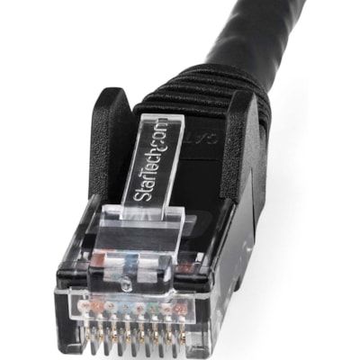 StarTech.com 3m(10ft) CAT6 Ethernet Cable, LSZH (Low Smoke Zero Halogen) 10 GbE Snagless 100W PoE UTP RJ45 Black Network Patch Cord, ETL - 10ft/3m Black LSZH CAT6 Ethernet Cable - 10GbE Multi Gigabit 1/2.5/5Gbps/10Gbps to 55m - 100W PoE++ - ANSI/TIA-568-2.D Category 6 - 24 AWG stranded 100% copper w et Cable - 10GbE Multi Gigabit  1/2.5/5Gbps/10Gbps
