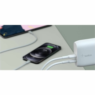 Adaptateur secteur CA BoostCharge Belkin - Blanc  