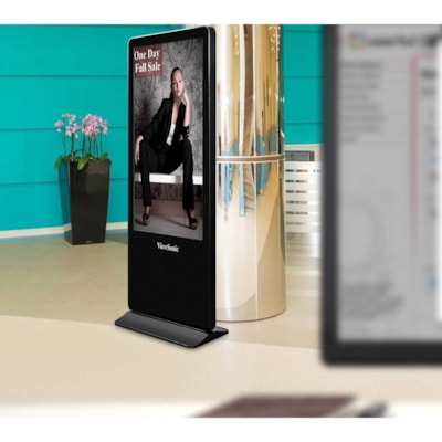 ViewSonic Digital ePoster EP5542 Digital Signage Display - 55" (1397 mm) LCD Cortex A73 - 2 GB DDR4 SDRAM - 3840 x 2160 - Direct LED - 400 cd/m² - 2160p - HDMI - USB - SerialEthernet - Android 8.0 Oreo - Energy Star  MNTR 