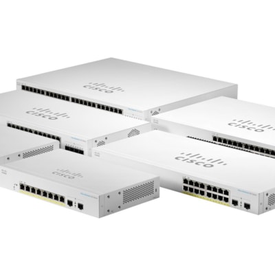 Cisco Business CBS220-24P-4G Ethernet Switch - 24 Ports - Manageable - Gigabit Ethernet - 10/100/1000Base-T, 1000Base-X - 2 Layer Supported - Modular - 4 SFP Slots - 30.40 W Power Consumption - 195 W PoE Budget - Optical Fiber, Twisted Pair - PoE Ports - Rack-mountable - 3 Year Limited Warranty 1G SFP 