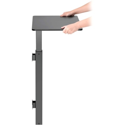 Tripp Lite series Safe-IT WWSSFDSAM Wall Mount for Workstation, Notebook, Smartphone, USB Hub, Digital Text Reader, Tablet, Monitor, Chromebook - Black - Height Adjustable - 22 lb (9979.03 g) Load Capacity - Steel WALLMOUNT WORKSTATION 